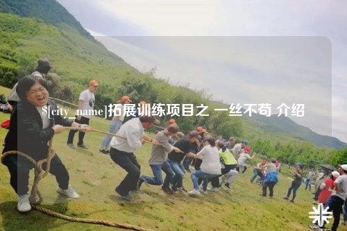 中卫拓展训练项目之 一丝不苟 介绍